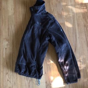 Brown faux fur jacket